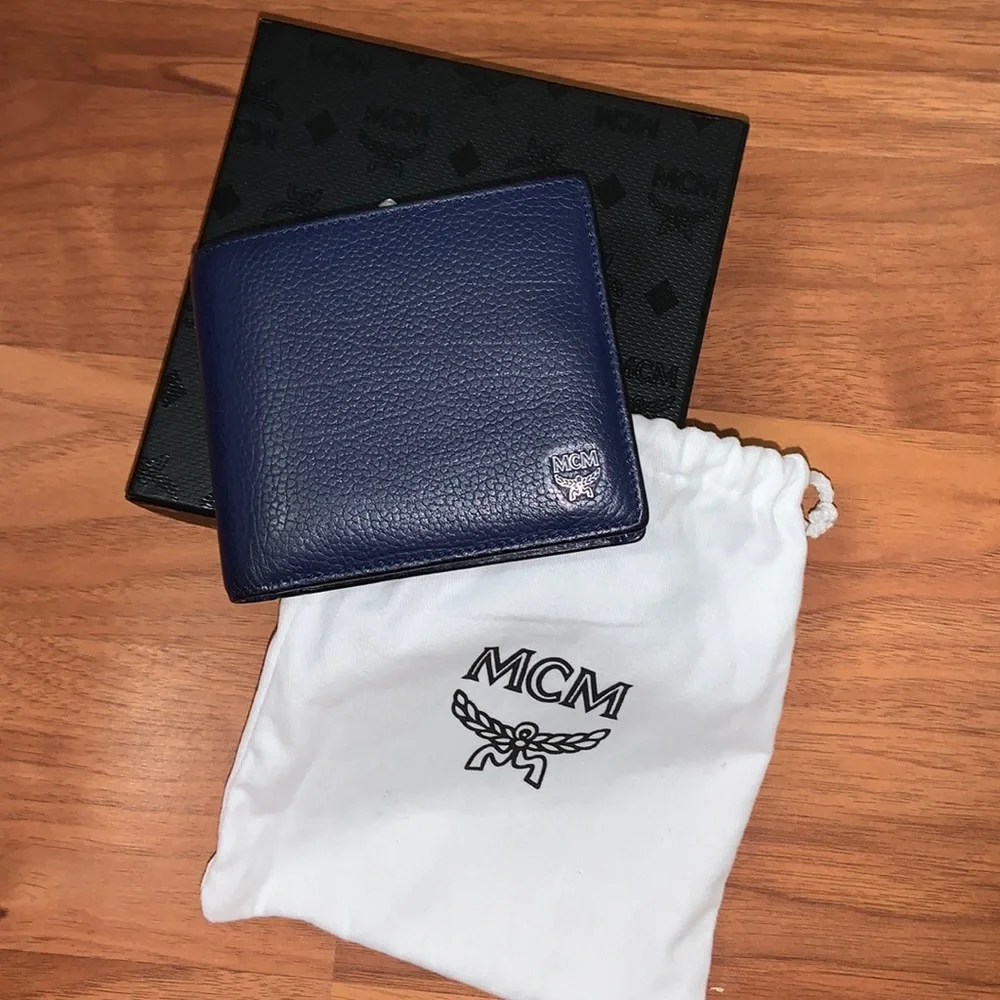 Authentic MCM Bifold Wallet